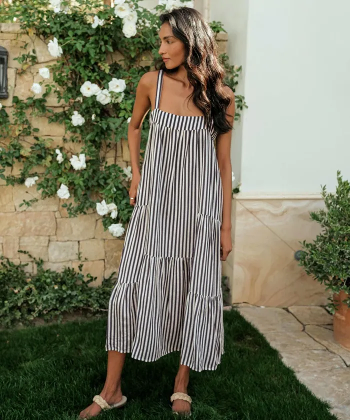Swim and Beach Women Jenni Kayne Summer Dress Ink Stripe