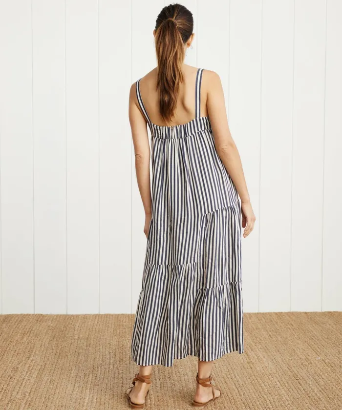 Swim and Beach Women Jenni Kayne Summer Dress Ink Stripe