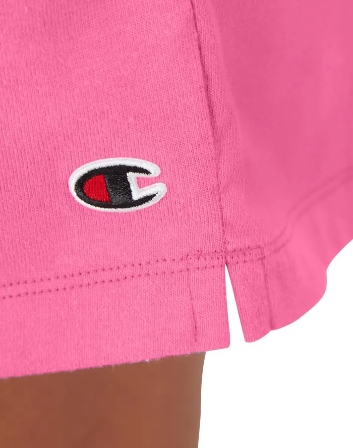 TShirt Shorts C Logo 3034 Phlox Pink Women Champion Shorts