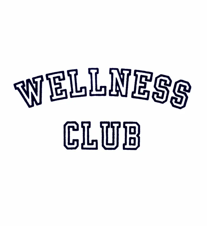 TShirts and Tops Women Sporty and Rich Wellness Club Color Block Cropped Tee 8211 WhiteNavy