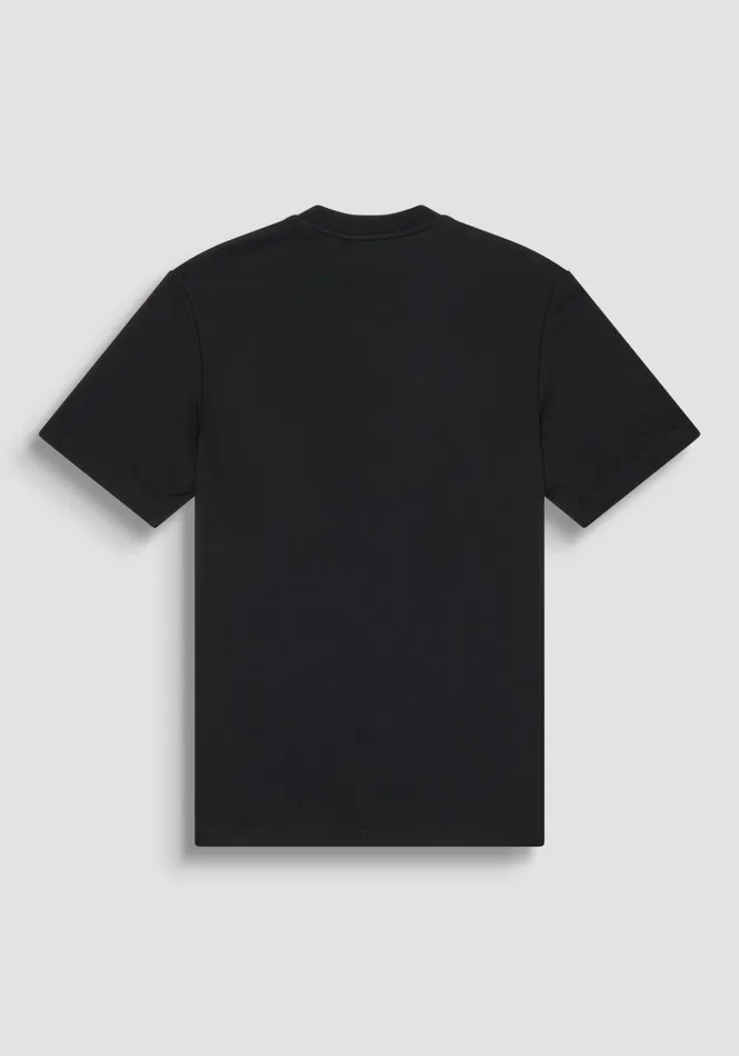 TShirts And Polo Men Antony Morato Relaxed Fit TShirt In Soft Black Cotton Black