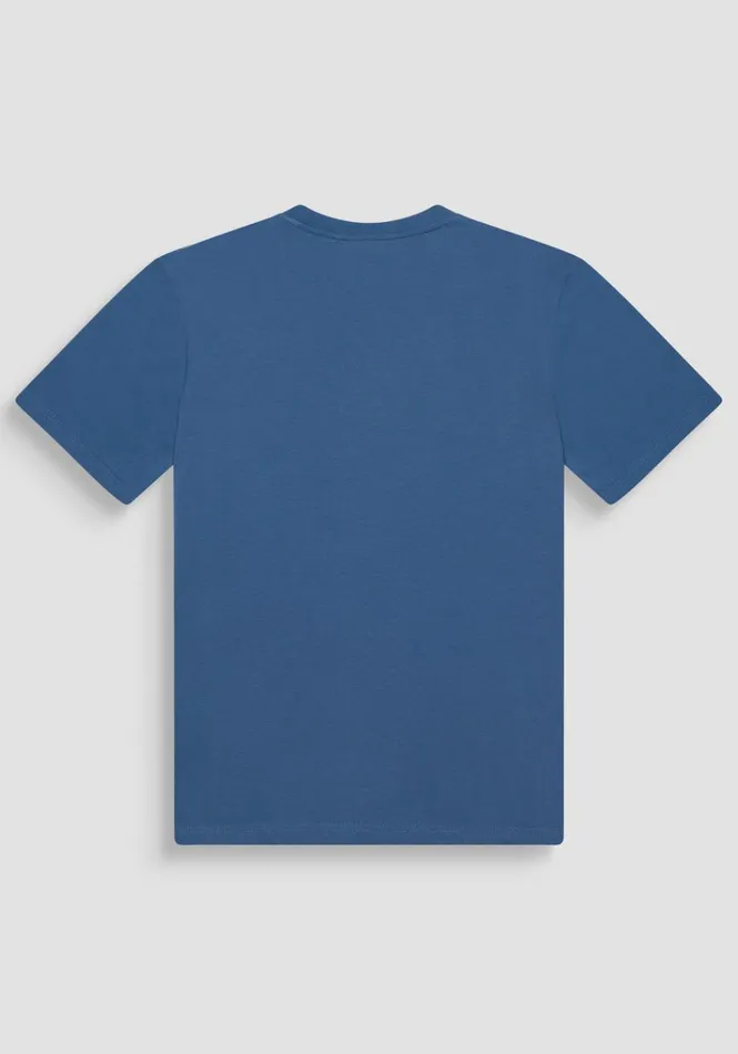 TShirts And Polo Men Antony Morato Relaxed Fit TShirt In Structured Jersey Cotton Worker Avio