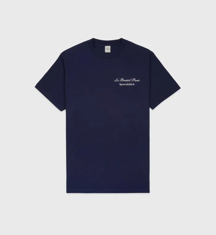 TShirts Men Sporty and Rich Faubourg TShirt 8211 NavyWhite
