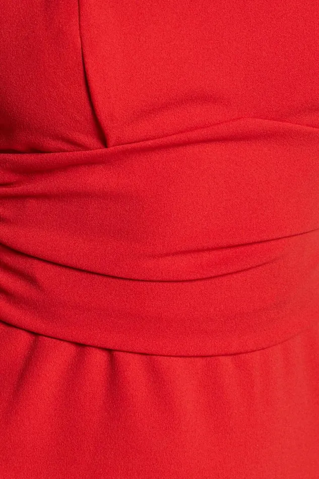 Tahlia Midi Dress 8211 Sweetheart Ruched Dress In Red Women Showpo Dresses