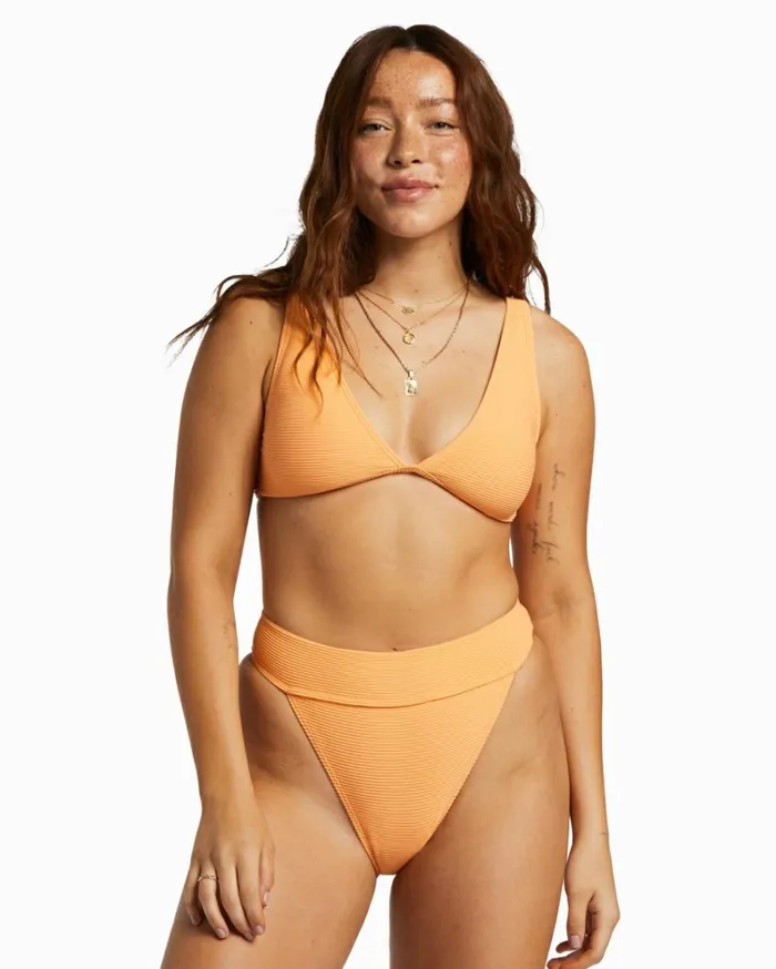 Tanlines Aruba Bikini Bottoms Orange Peel Women Billabong Bikinis