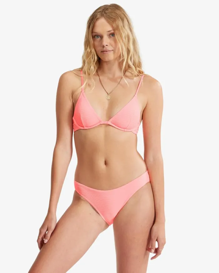 Tanlines Reese Underwire Bikini Top Sorbet Women Billabong Bikini Tops