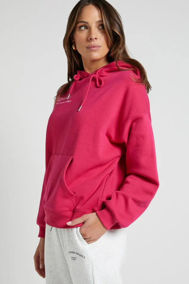 The Hunger Project X Showpo 8211 Collaborative Hoodie In Mulberry Women Showpo Activewear