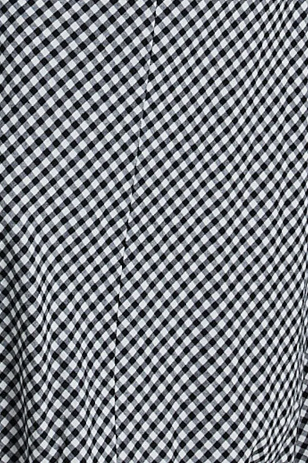 Thraia Midi Dress 8211 Strappy Plunge Slip Dress In Black And White Check Women Showpo Dresses