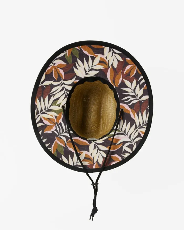 Tipton Straw Lifeguard Hat Black Sands Women Billabong Hats and Beanies