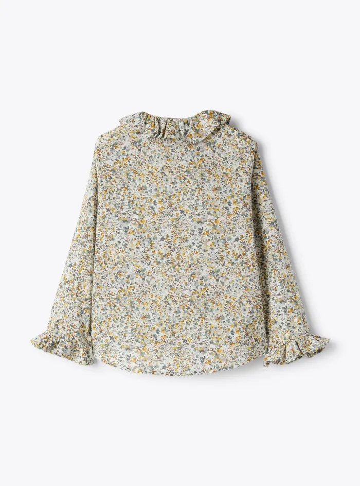 Top And Shirts Girl 216 Il Gufo Liberty Fabric Shirt