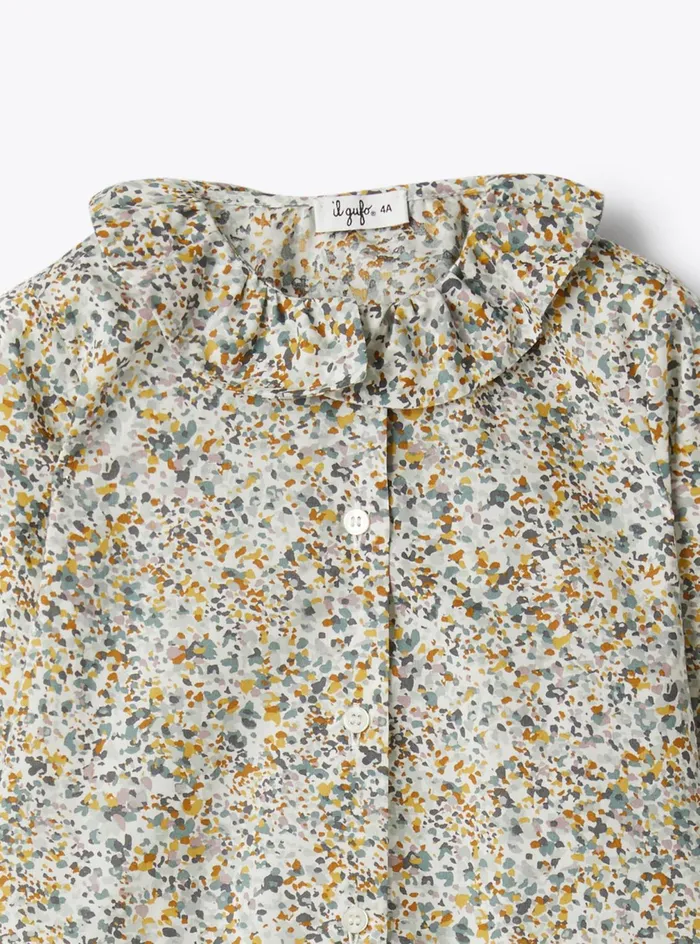 Top And Shirts Girl 216 Il Gufo Liberty Fabric Shirt
