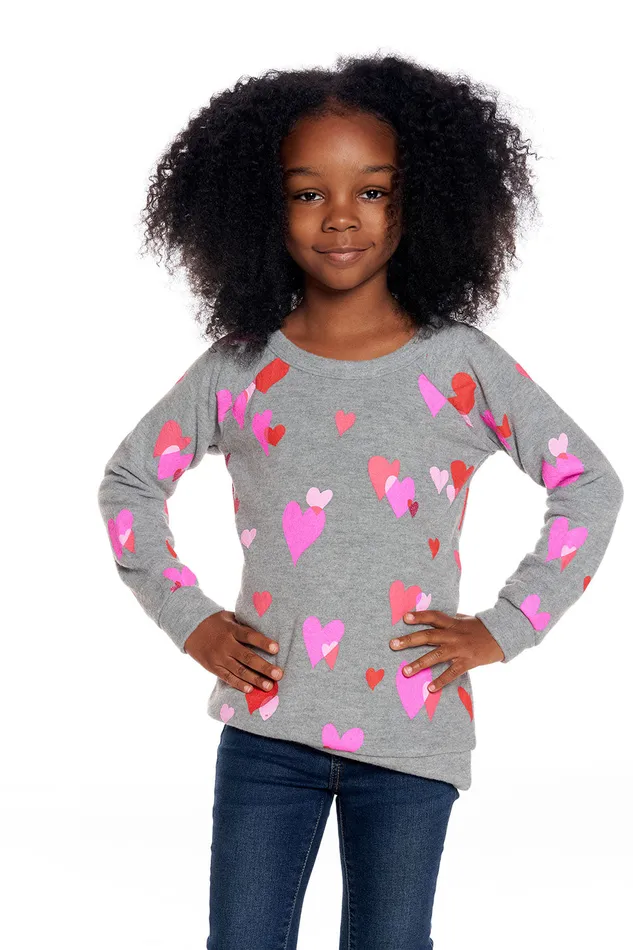 Tops Chaser Brand Girls Love Hearts Tops Chaser Brand Girls Love Hearts