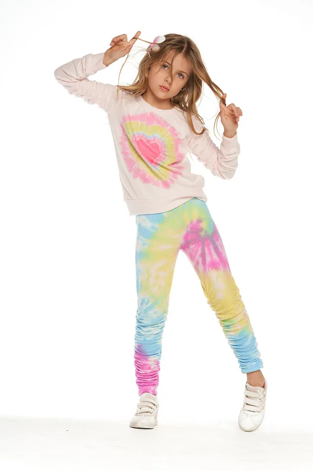 Tops Girls Rpet Bliss Knit Shirred Long Sleeve Pullover Chaser Brand
