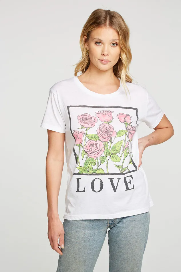 Tops Love Flowers Chaser Brand Womens