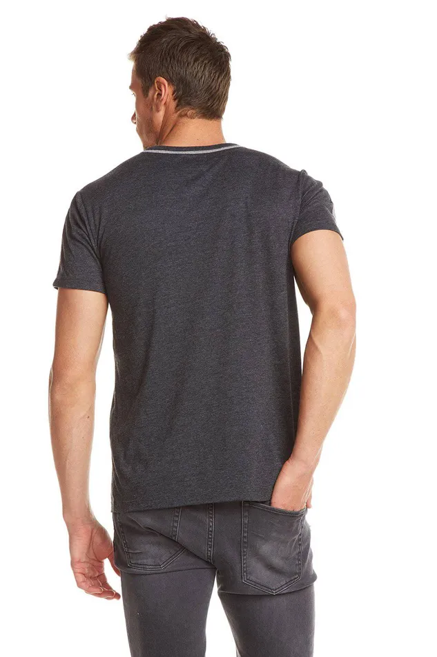 Tops Mens BLOCKED JERSEY SS TEE W CONTRAST BINDING Chaser Brand