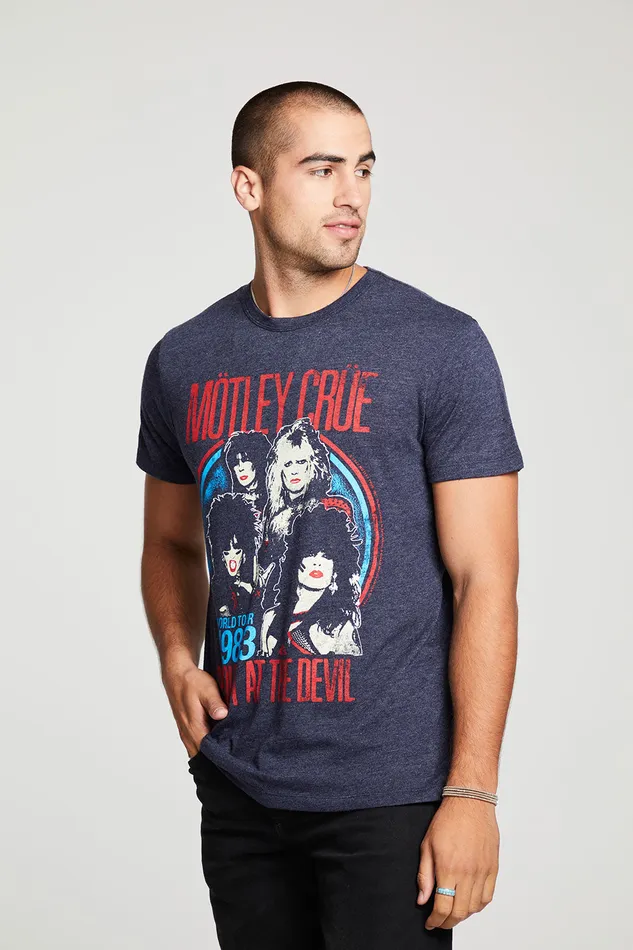 Tops Motley Crue Shout At The Devil 8211 Chaser Brand Mens