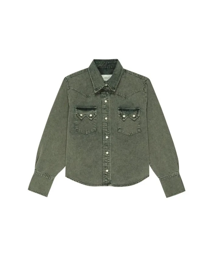 Tops Women039s The Great The Howdy Top Sunfaded Moss