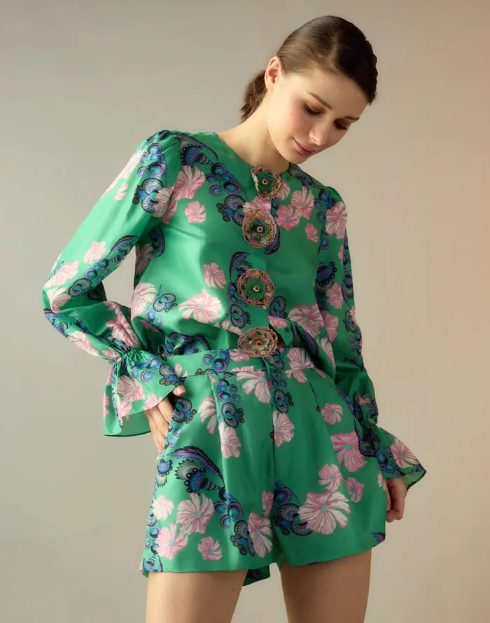 Tops Women Cynthia Rowley Eden Silk Blouse