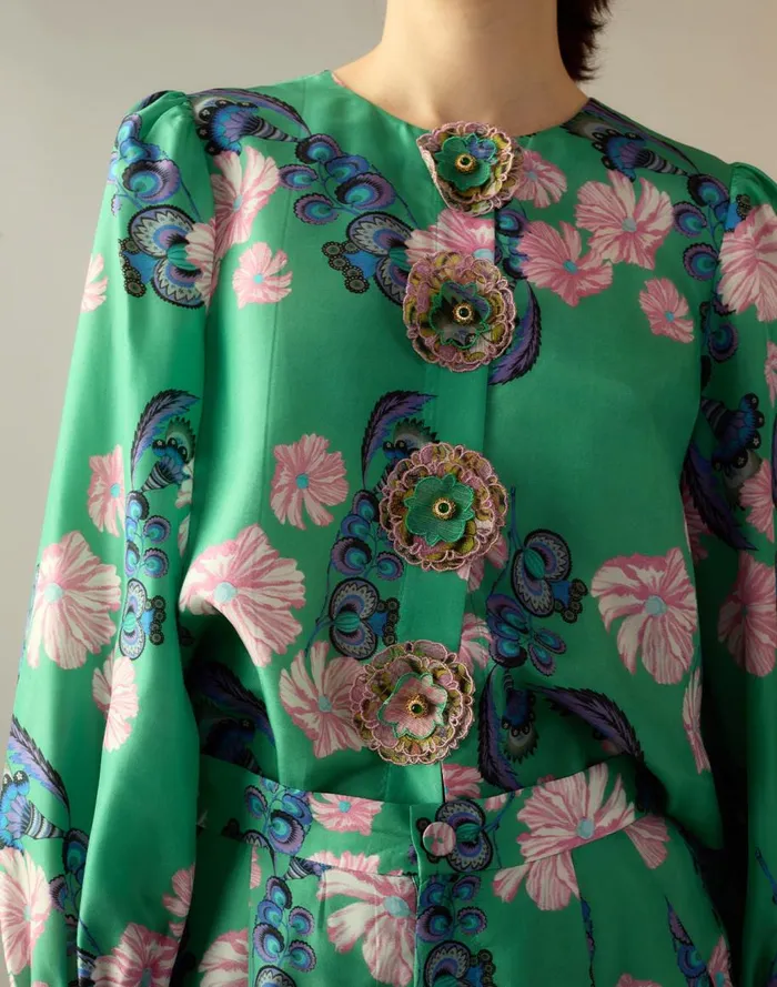 Tops Women Cynthia Rowley Eden Silk Blouse