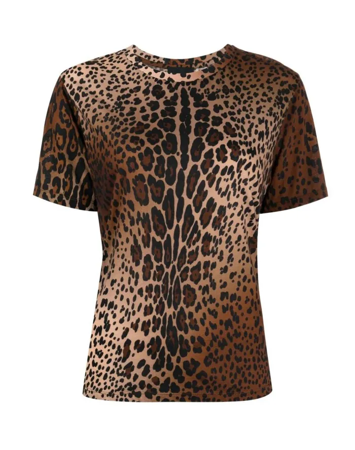 Tops Women Cynthia Rowley Leopard Tee