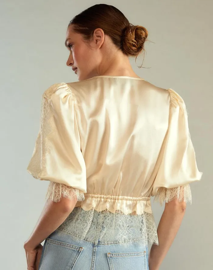 Tops Women Cynthia Rowley Lure Lace Blouse