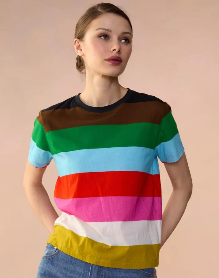 Tops Women Cynthia Rowley Striped Tee