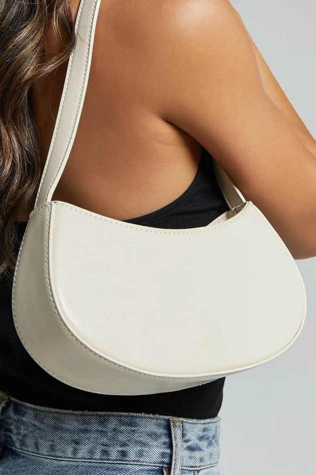 Toronto Bag 8211 PU Shoulder Bag In Cream Women Showpo Bags