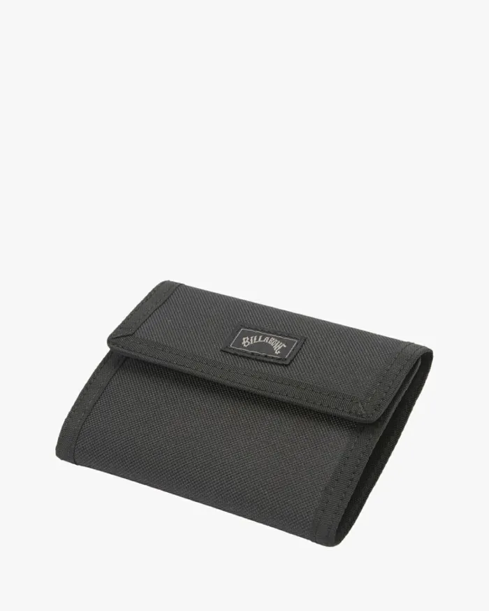 Tribong Lite TriFold Wallet Black Men Billabong Belts