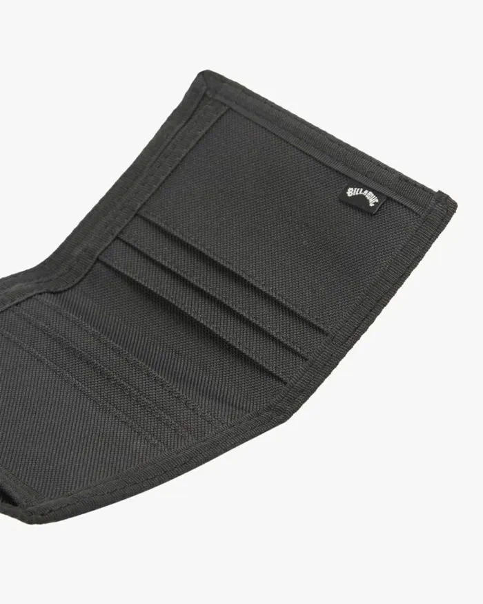 Tribong Lite TriFold Wallet Black Men Billabong Belts