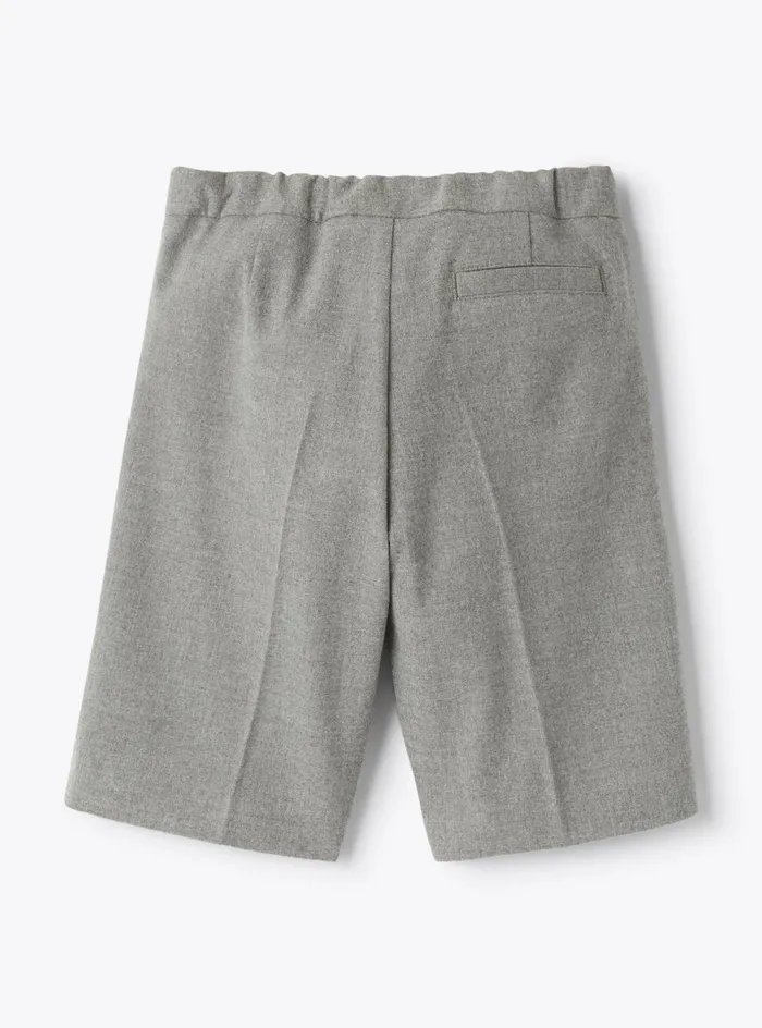 Trousers And Leggings Girl 216 Il Gufo Technowool Bermuda Shorts
