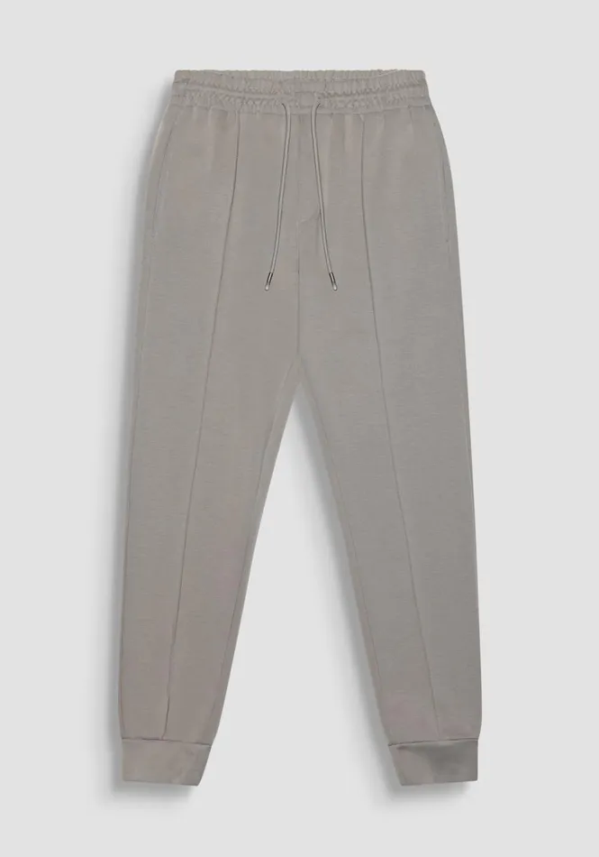 Trousers Men Antony Morato Carrot Fit Sweatpants In Cotton Blend With Elastic Clay