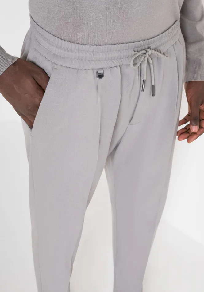 Trousers Men Antony Morato Regular Fit 034Neil034 Trousers In Grey Viscose Blend Clay