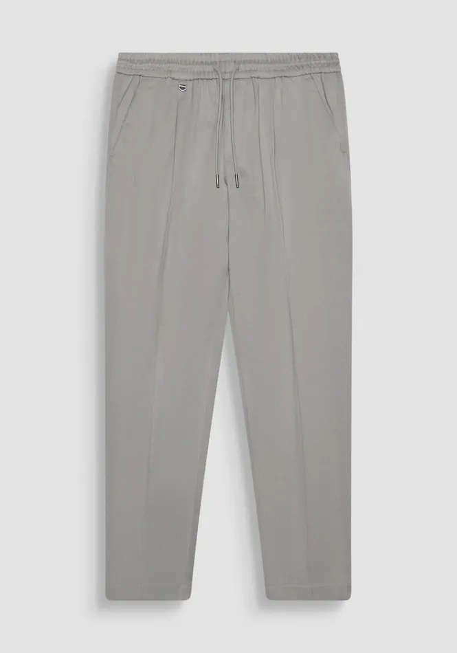 Trousers Men Antony Morato Regular Fit 034Neil034 Trousers In Grey Viscose Blend Clay