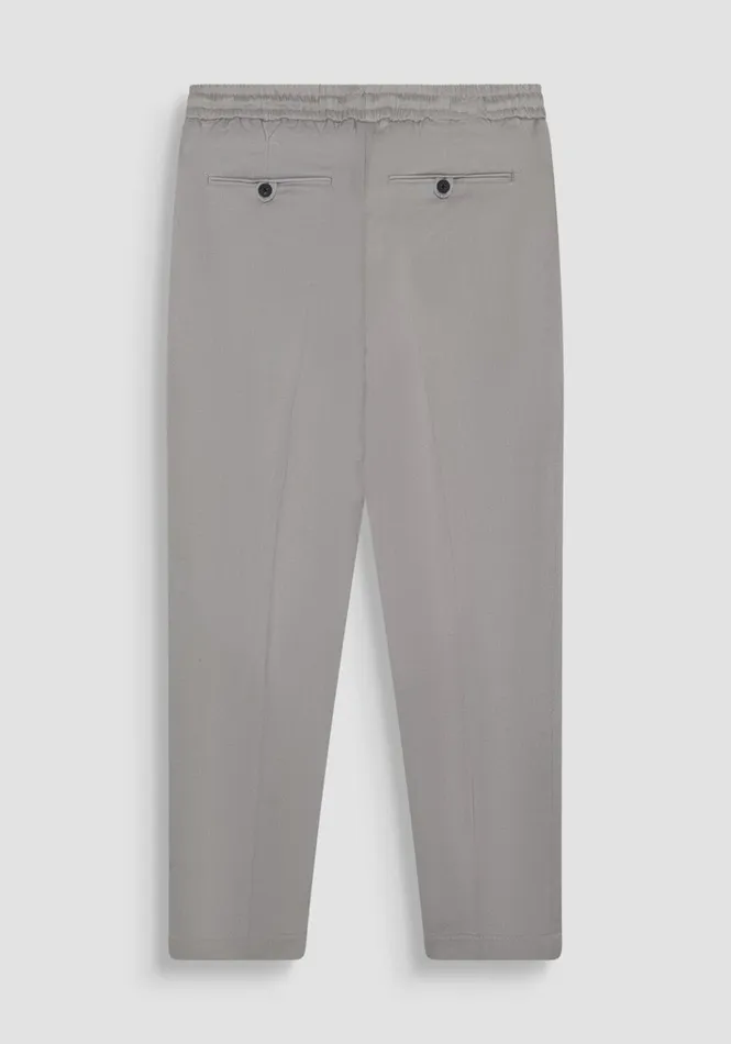 Trousers Men Antony Morato Regular Fit 034Neil034 Trousers In Grey Viscose Blend Clay