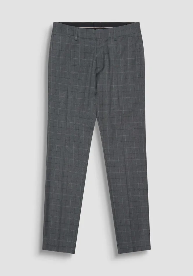 Trousers Men Antony Morato Slim Fit Prince Of Wales Check 034Bonnie034 Trousers Medium Gray Melange