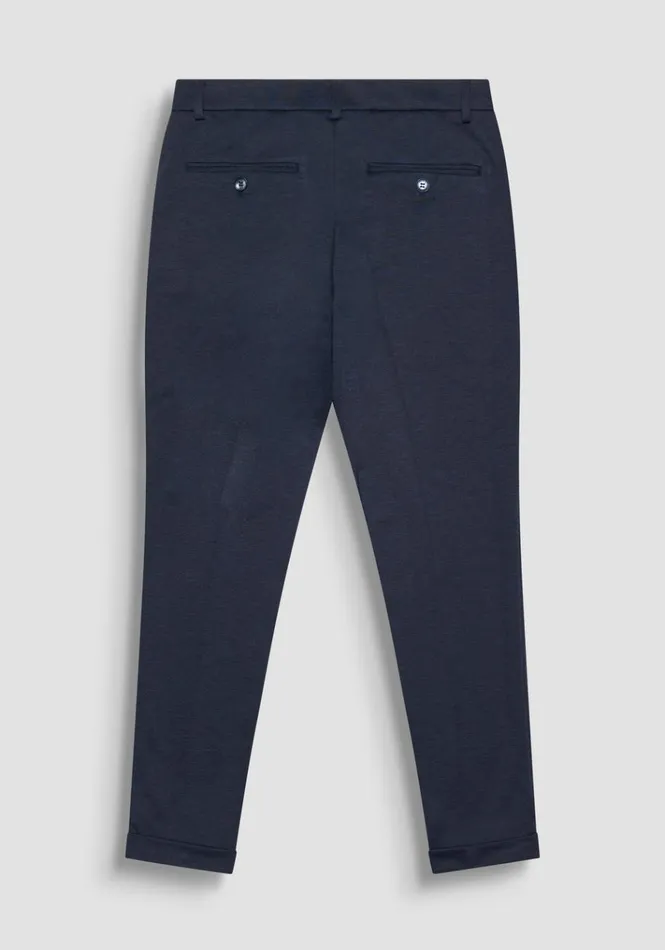 Trousers Men Antony Morato Super Skinny Fit 034Ashe034 Trousers In Jersey Fabric Melange Blue