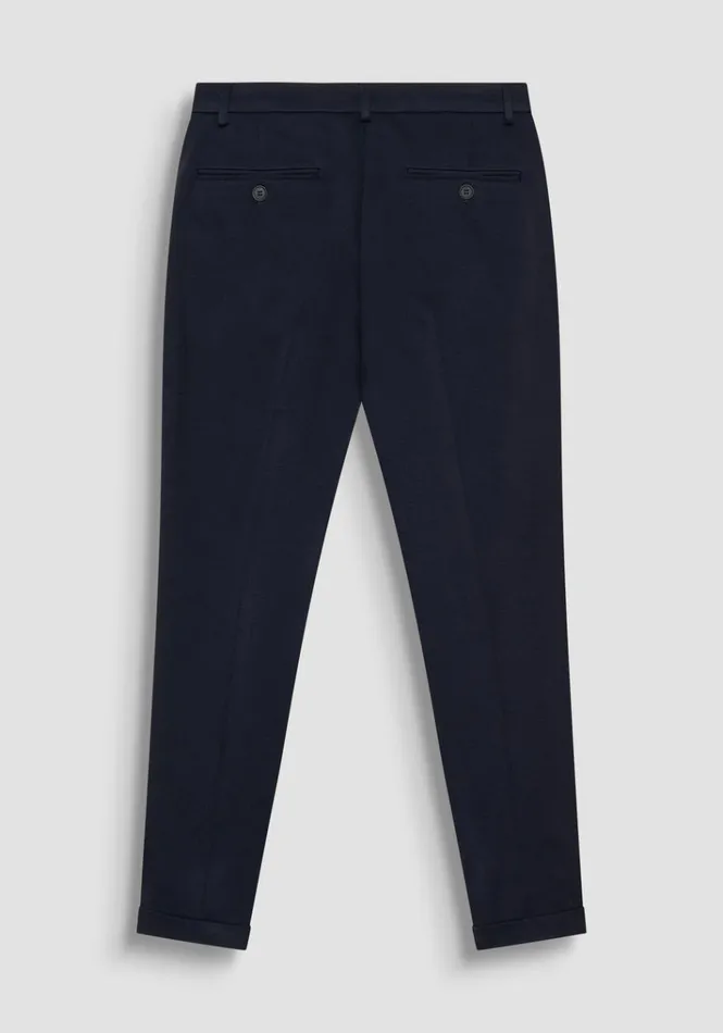 Trousers Men Antony Morato Super Skinny Fit 034Ashe034 Trousers In Viscose Blend Blue Ink