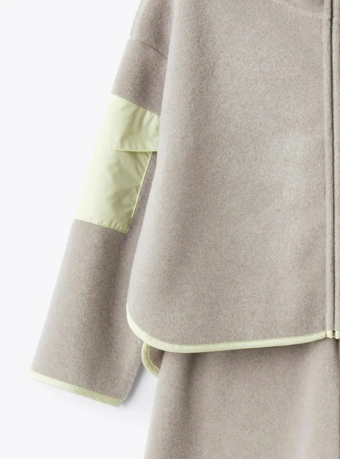 Twopiece Sets Girl 216 Il Gufo Hooded Fleece Set