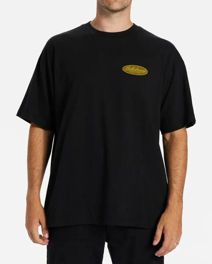 Union TShirt Black Men Billabong TShirts