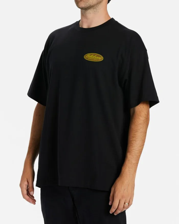 Union TShirt Black Men Billabong TShirts