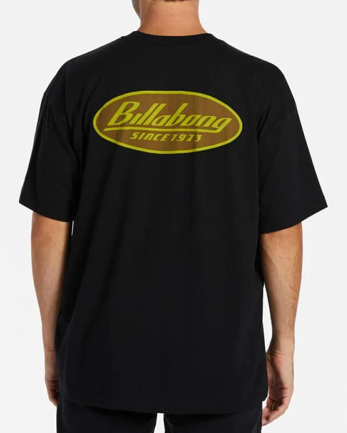 Union TShirt Black Men Billabong TShirts