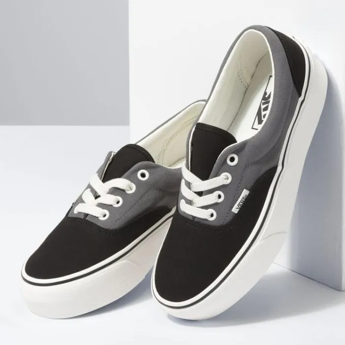 Vans 2Tone Era Platform BlackPewter Womens Classics Shoes Vans 2Tone Era Platform BlackPewter Womens Classics Shoes