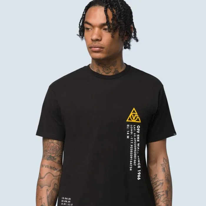 Vans 66 Supply TShirt Black Mens TShirts and Tanks Vans 66 Supply TShirt Black Mens TShirts and Tanks