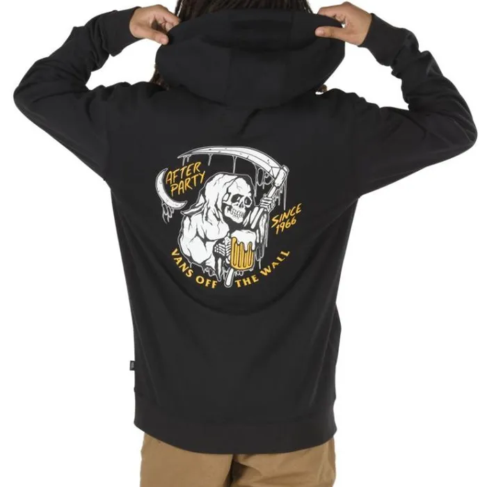 Vans After Party Pullover Hoodie Black Mens Hoodies and Jackets