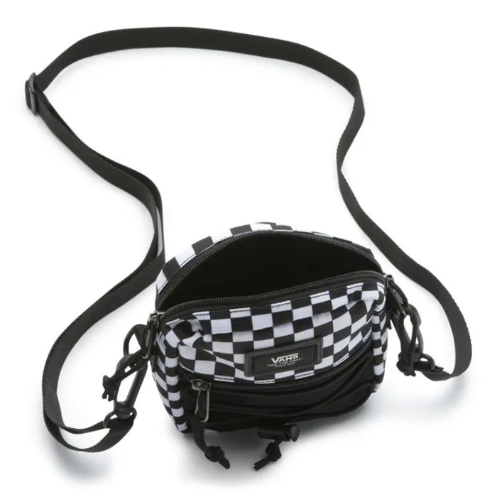 Vans Bail Shoulder Bag BlackWhite Check Mens Backpacks and Bags Vans Bail Shoulder Bag BlackWhite Check Mens Backpacks and Bags