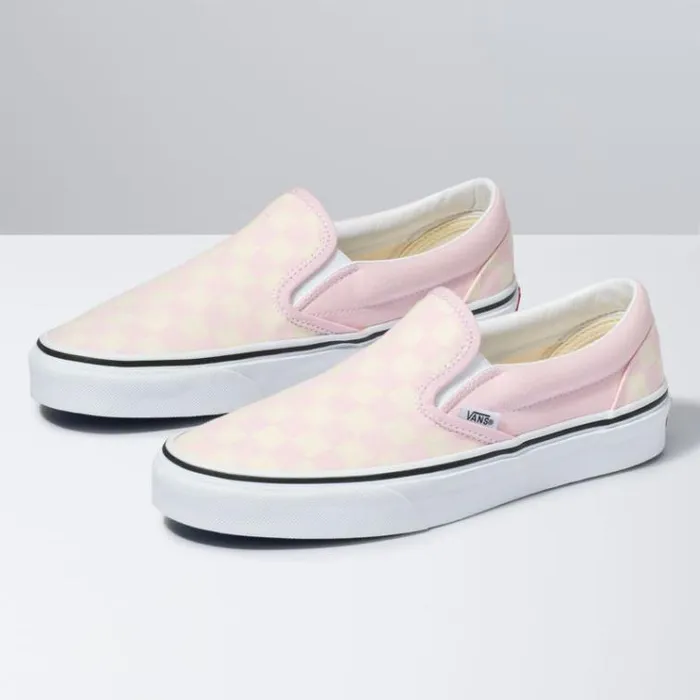 Vans Checkerboard SlipOn Blushing BrideClassic White MensWomens Classics Shoes