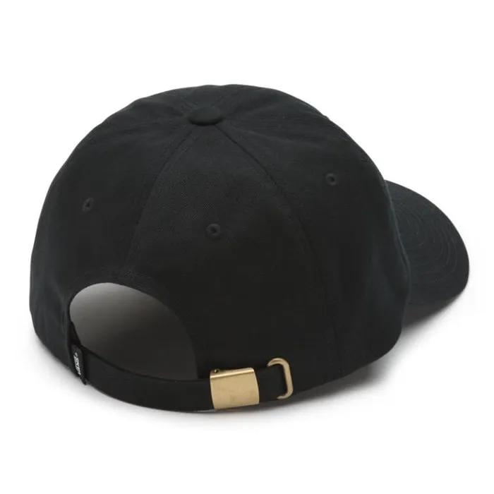 Vans Curved Bill Jockey Hat Black Mens Hats and Beanies