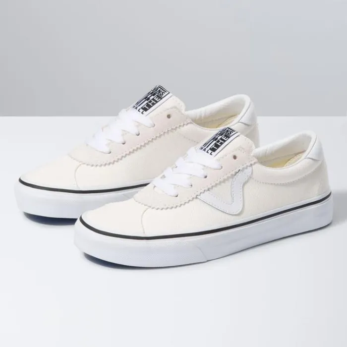 Vans DenimSport WhiteTrue White Womens Classics Shoes