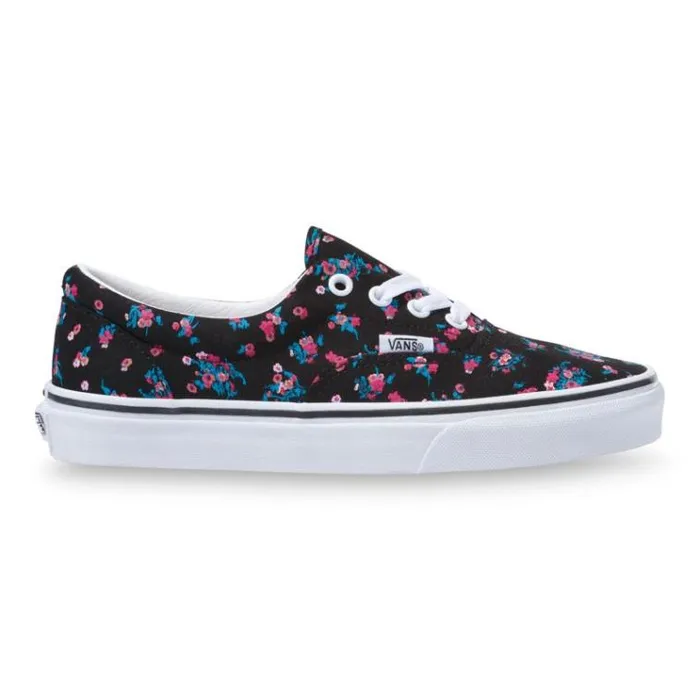 Vans Ditsy Floral Era BlackTrue White MensWomens Classics Shoes Vans Ditsy Floral Era BlackTrue White MensWomens Classics Shoes