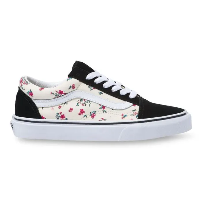 Vans Ditsy Floral Old Skool Classic WhiteTrue White MensWomens Classics Shoes Vans Ditsy Floral Old Skool Classic WhiteTrue White MensWomens Classics Shoes